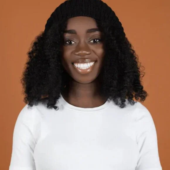 KINApparel Black Slouch Satin Lined Beanie - Picture 2 of 8